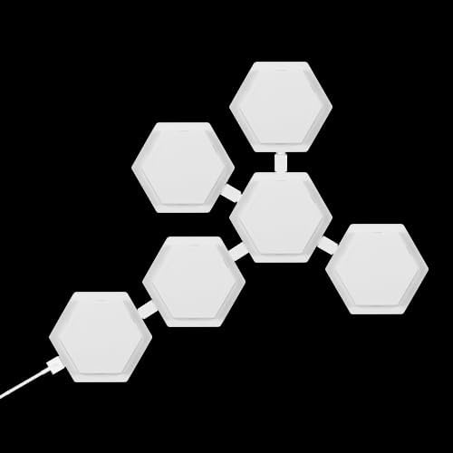 LED Hexagon 12 Pack, luz de pared modular, con Alexa y Google Assistant